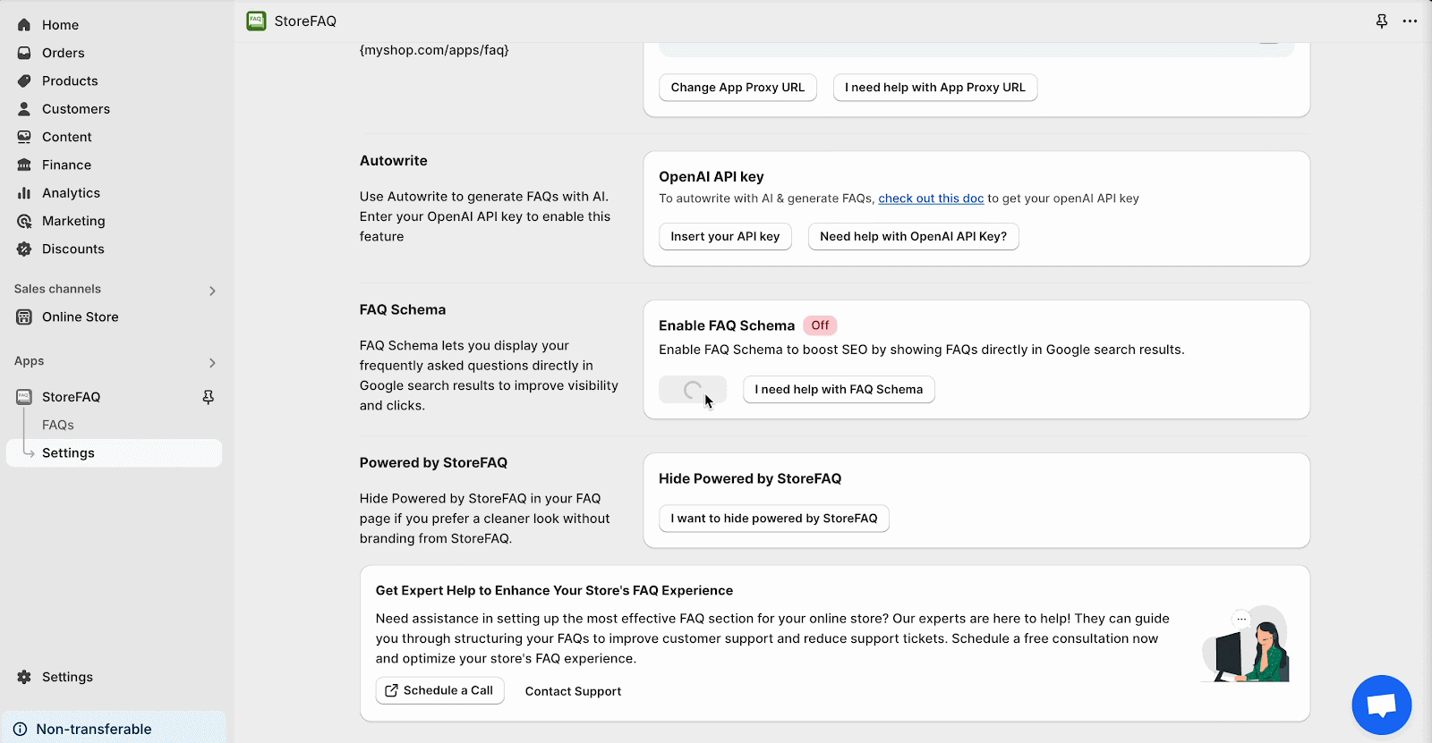Enable FAQ Schema