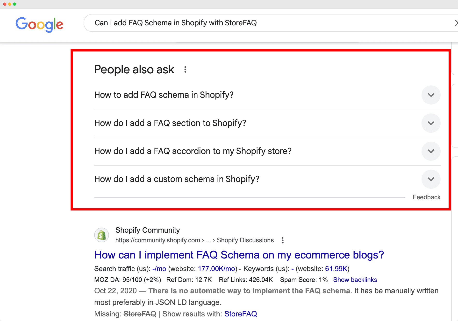 FAQ schema