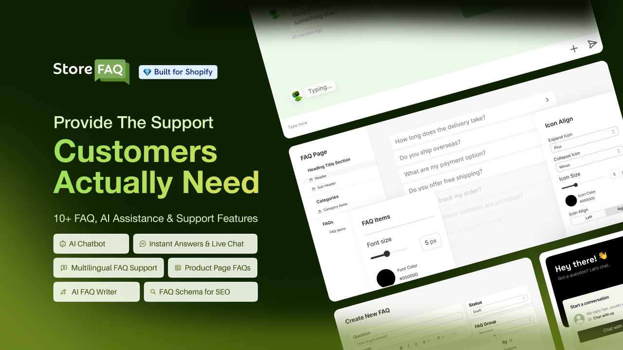 Smart FAQ Builder App - StoreFAQ