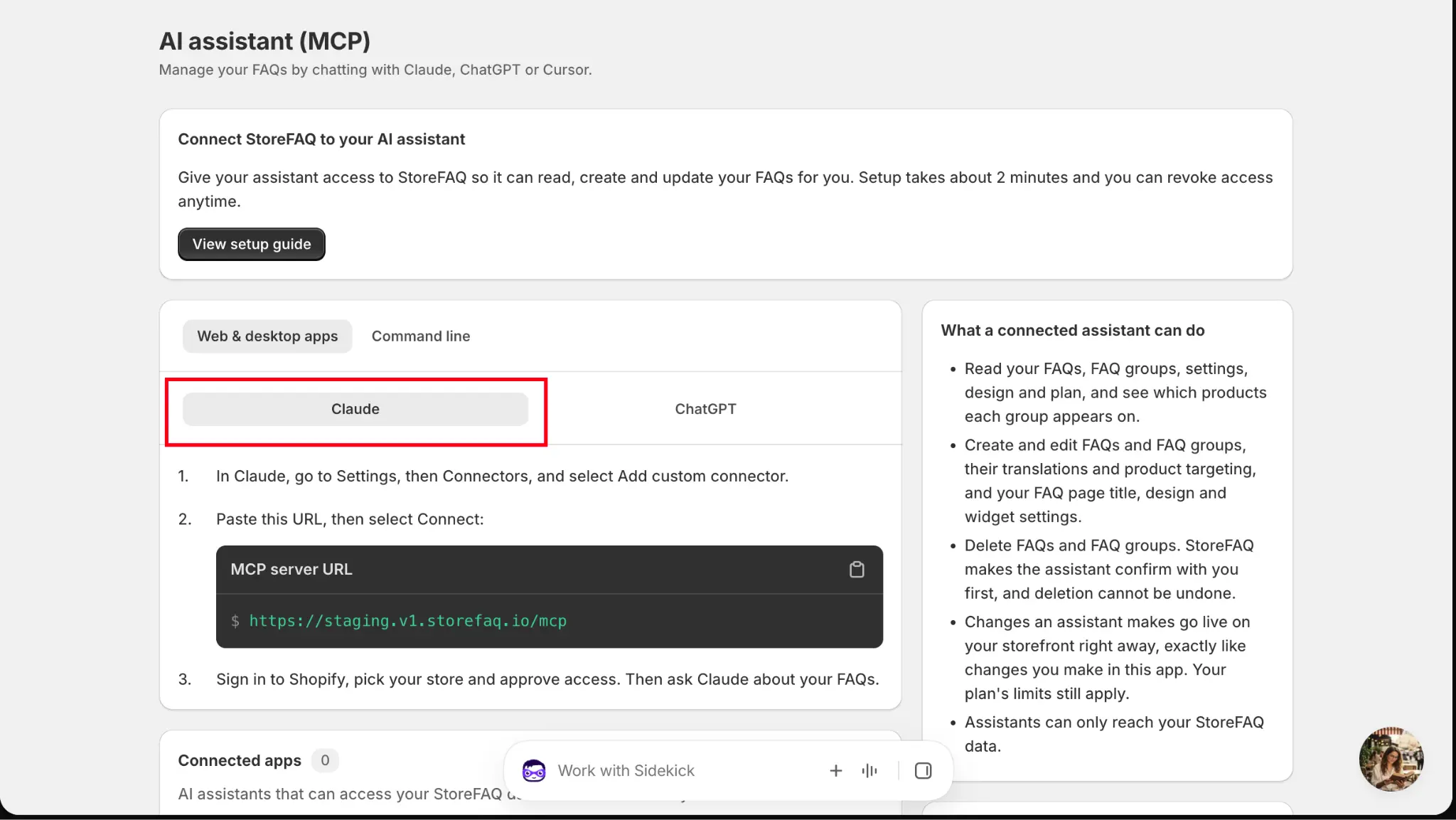 Copy the MCP Server